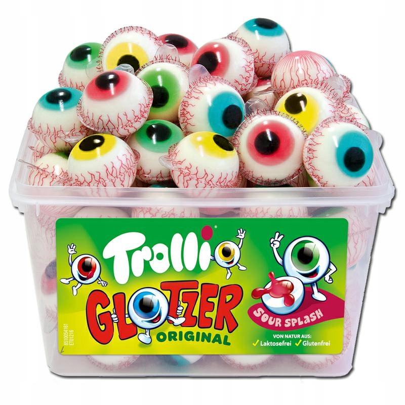 Trolli Oczy Pop Eye Żelki 60 Sztuk