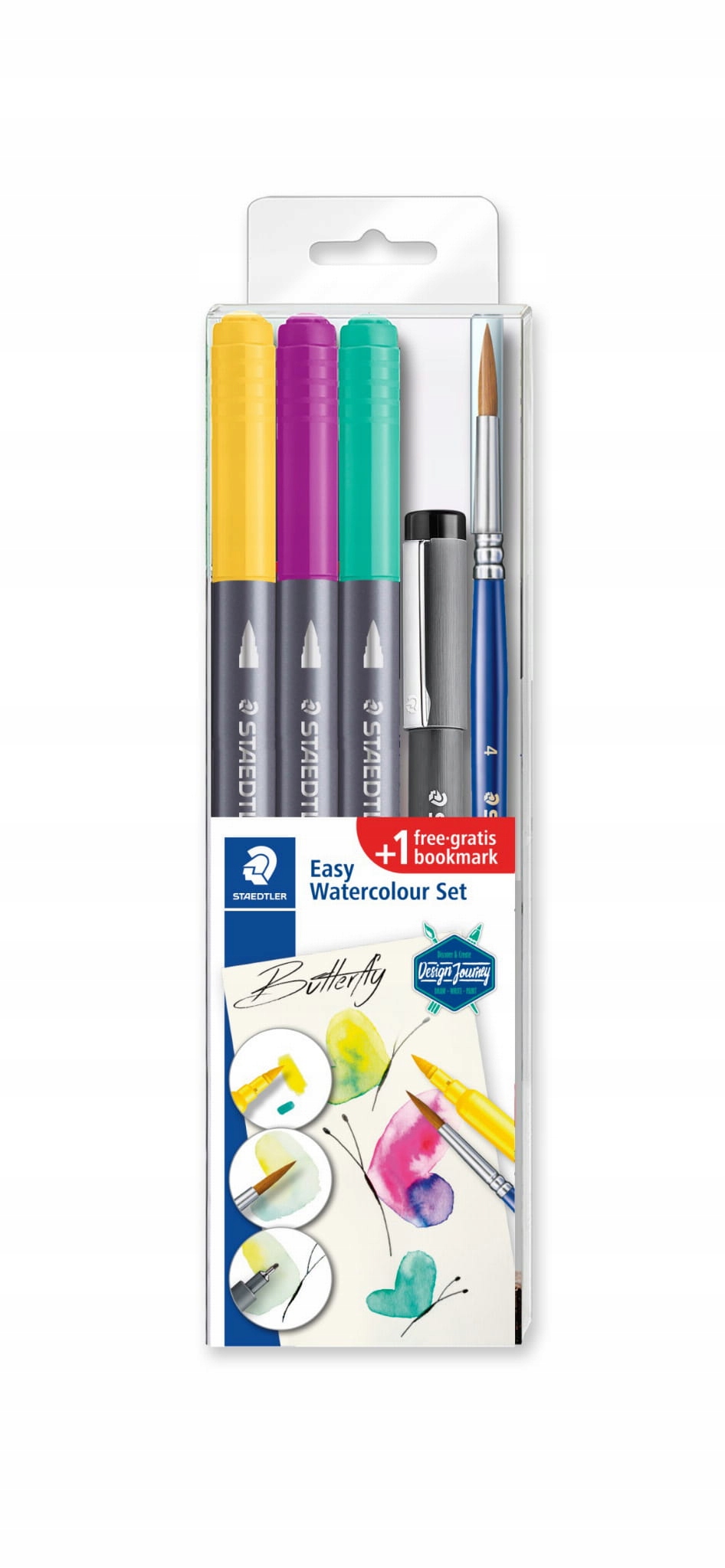 Zestaw akwarelowy Staedtler Motyl 5 elementów