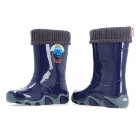 Kalosze Demar STORMER Lux, gumiaki ocieplane, granatowe roz. 28/29 D Marka Demar