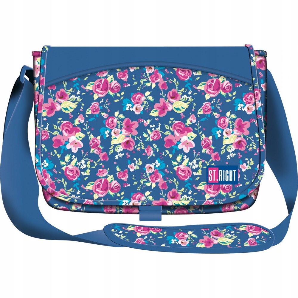 Torba NA RAMIĘ Szkolna St.Right SB1 FLOWERS TWO ROSE
