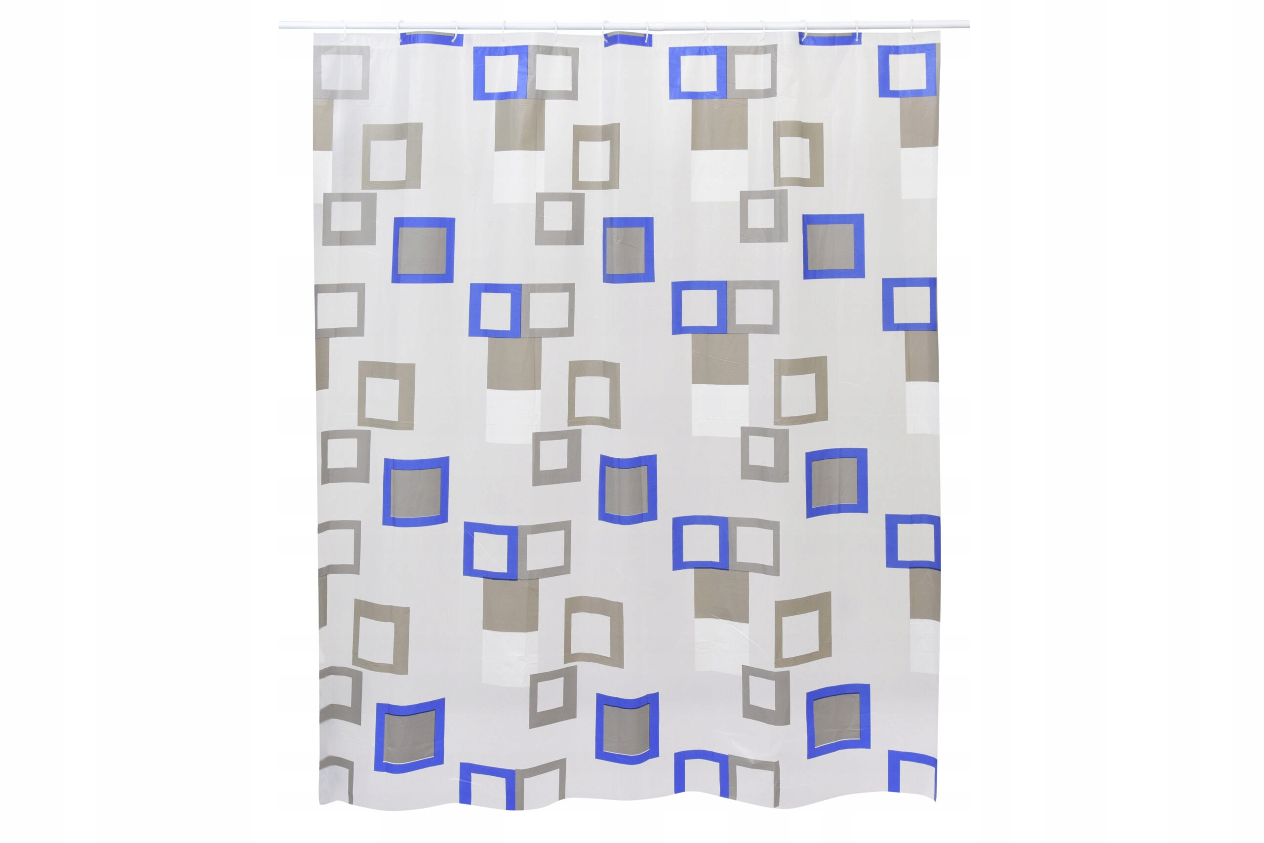 

Zasłona prysznicowa w kwadraty Bisk 180x200cm Mont