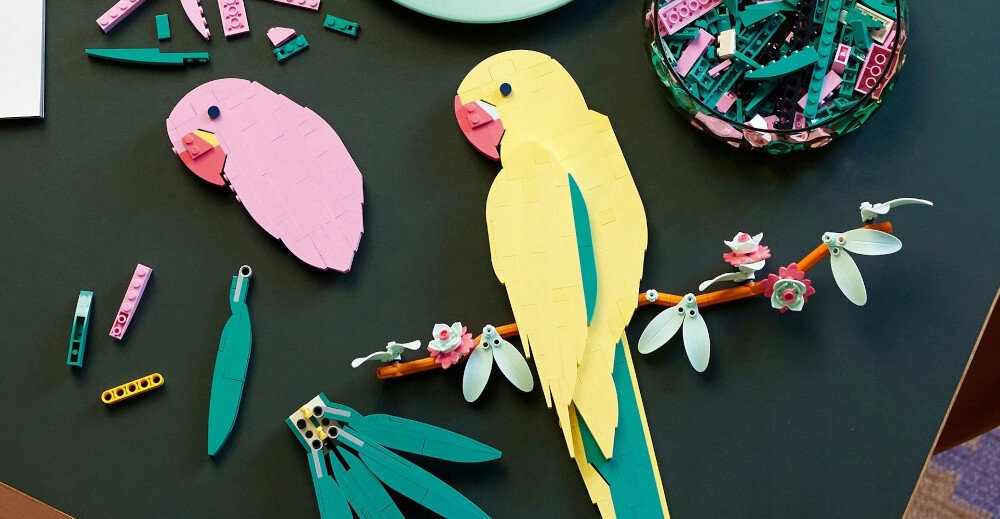 Klocki LEGO Art Kolekcja zwierząt - papugi ary Numer produktu 31211