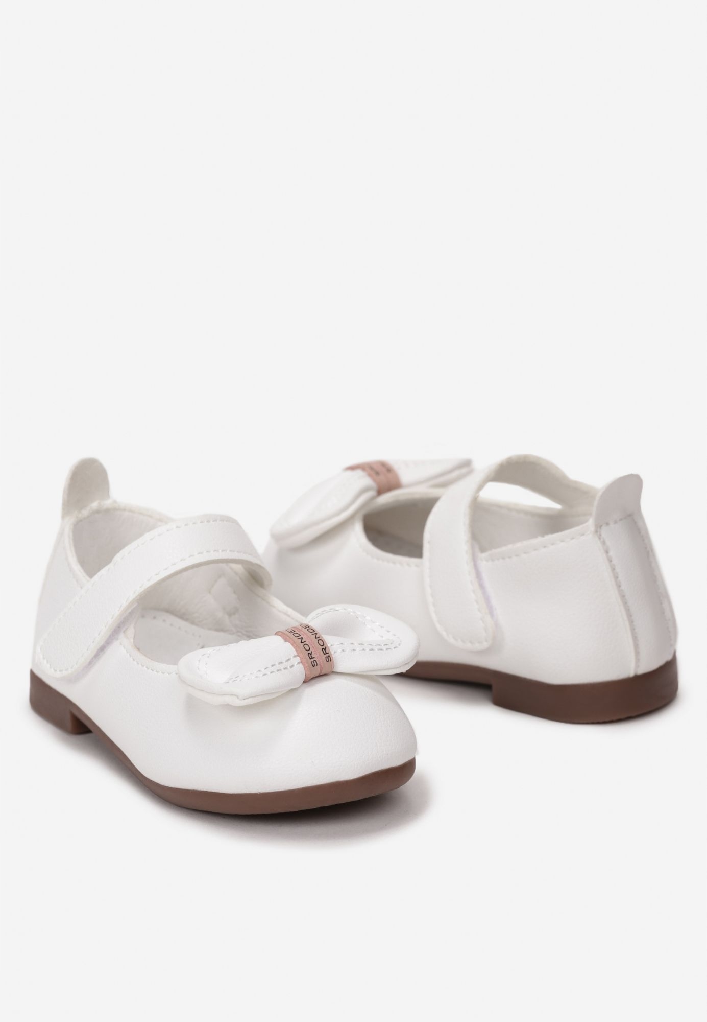 

Born2Be Białe Balerinki 21 Ekoskóra Casual