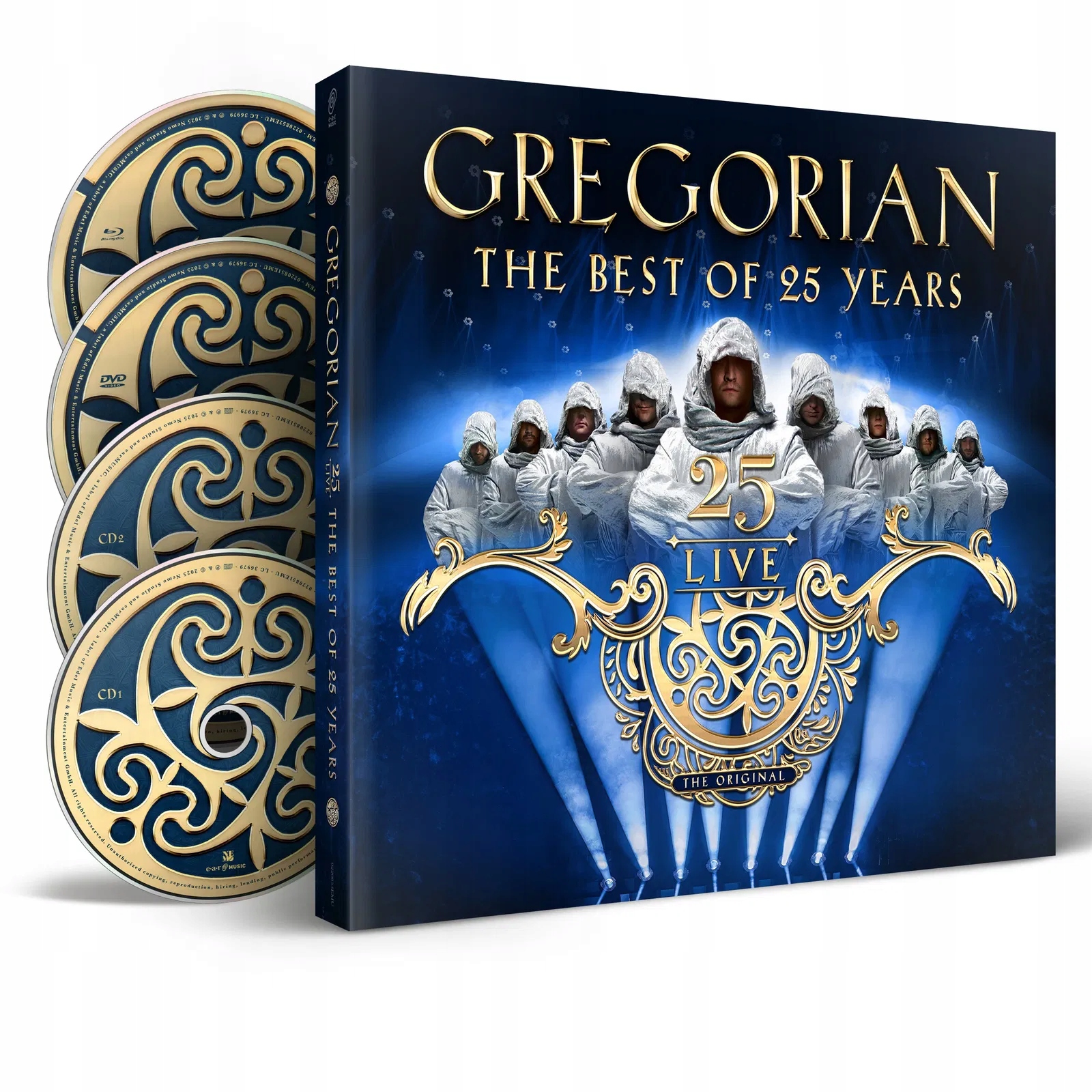 Gregorian: 25 Live-The Best Of 25 Years (Deluxe Edition) 2CD+DVD+Blu-ray