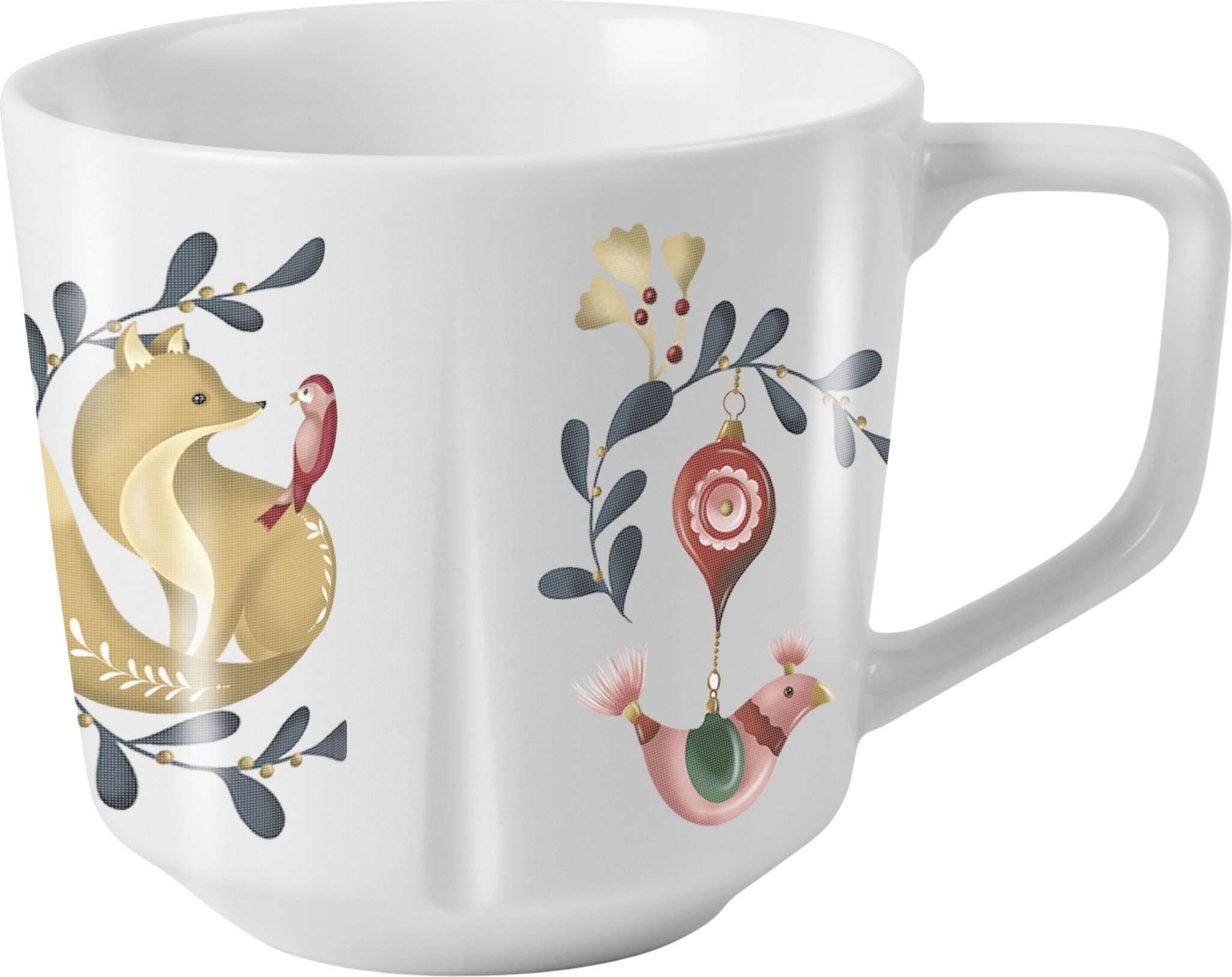 Rosendahl Grand Cru Cottage Hrnek 300 ml Bílý Zdobený Liška