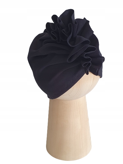 

Czapka Turban Czarna 52-55cm Polski Produkt