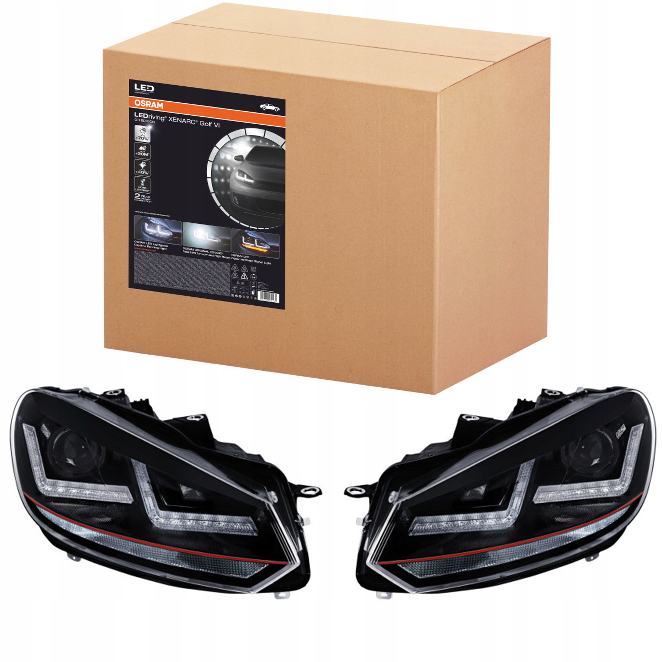 Osram Led lampy Hl 102-GTI Lampa Golf VI Gti