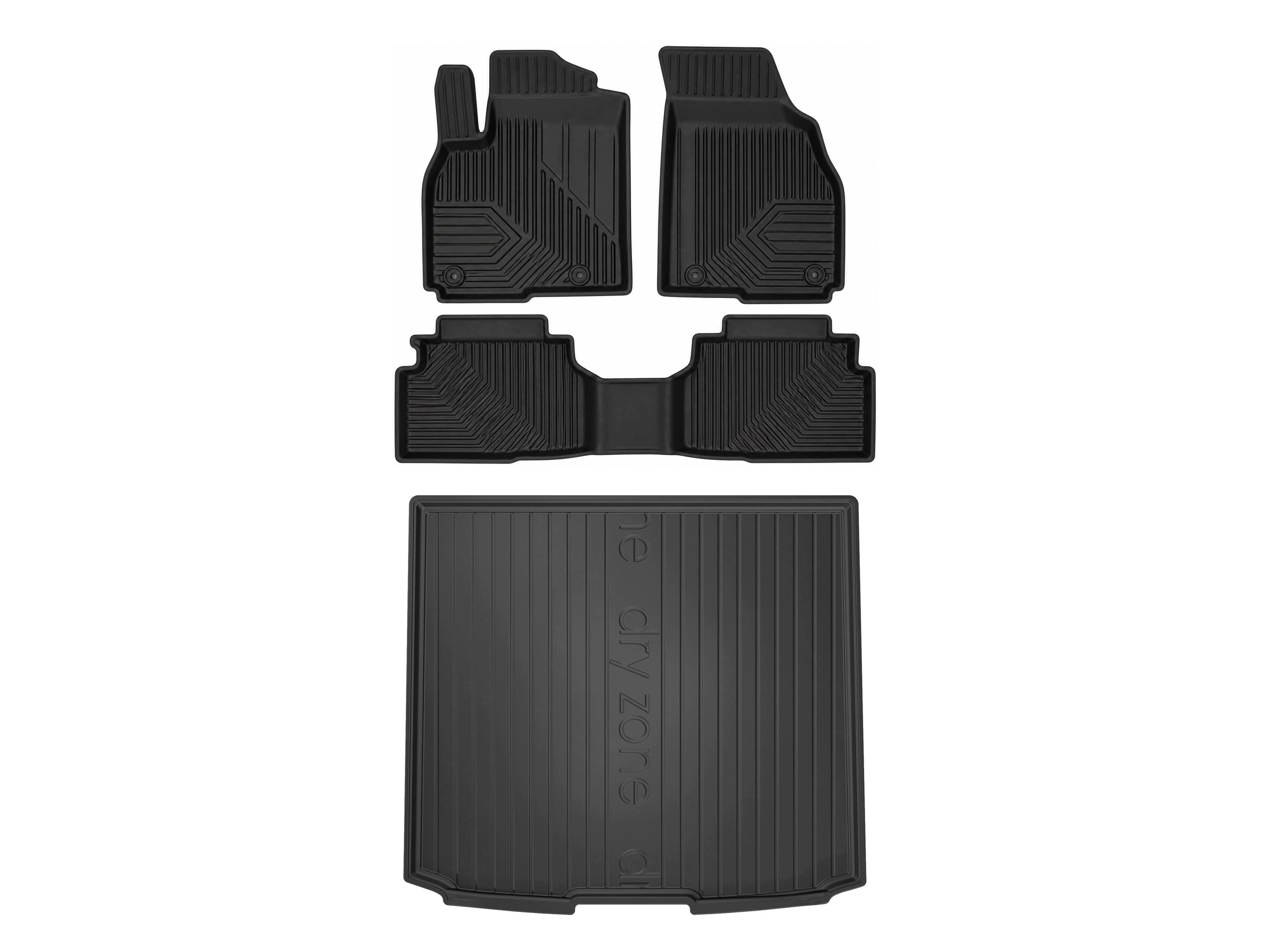 3D koberčeky rohož DryZone pre: Bestune T77 2025- Suv 4 kusy