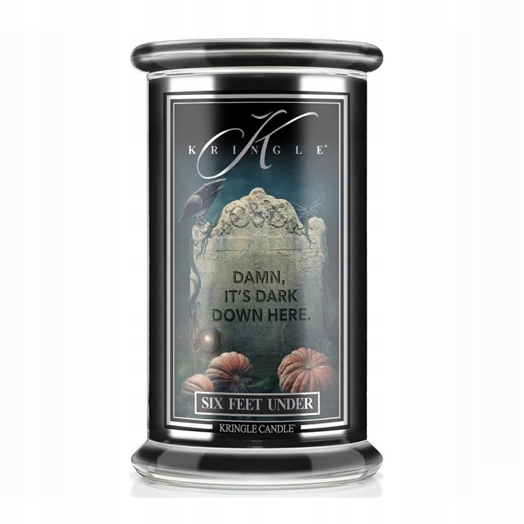 Six Feet Under Kringle Candle velká svíčka se dvěma knoty, série Halloween