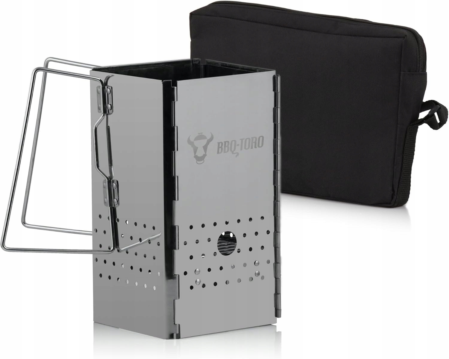 Skládací Grilovací Krb Bbq-toro 16x16x29 Cm Nerezová Ocel S Taškou