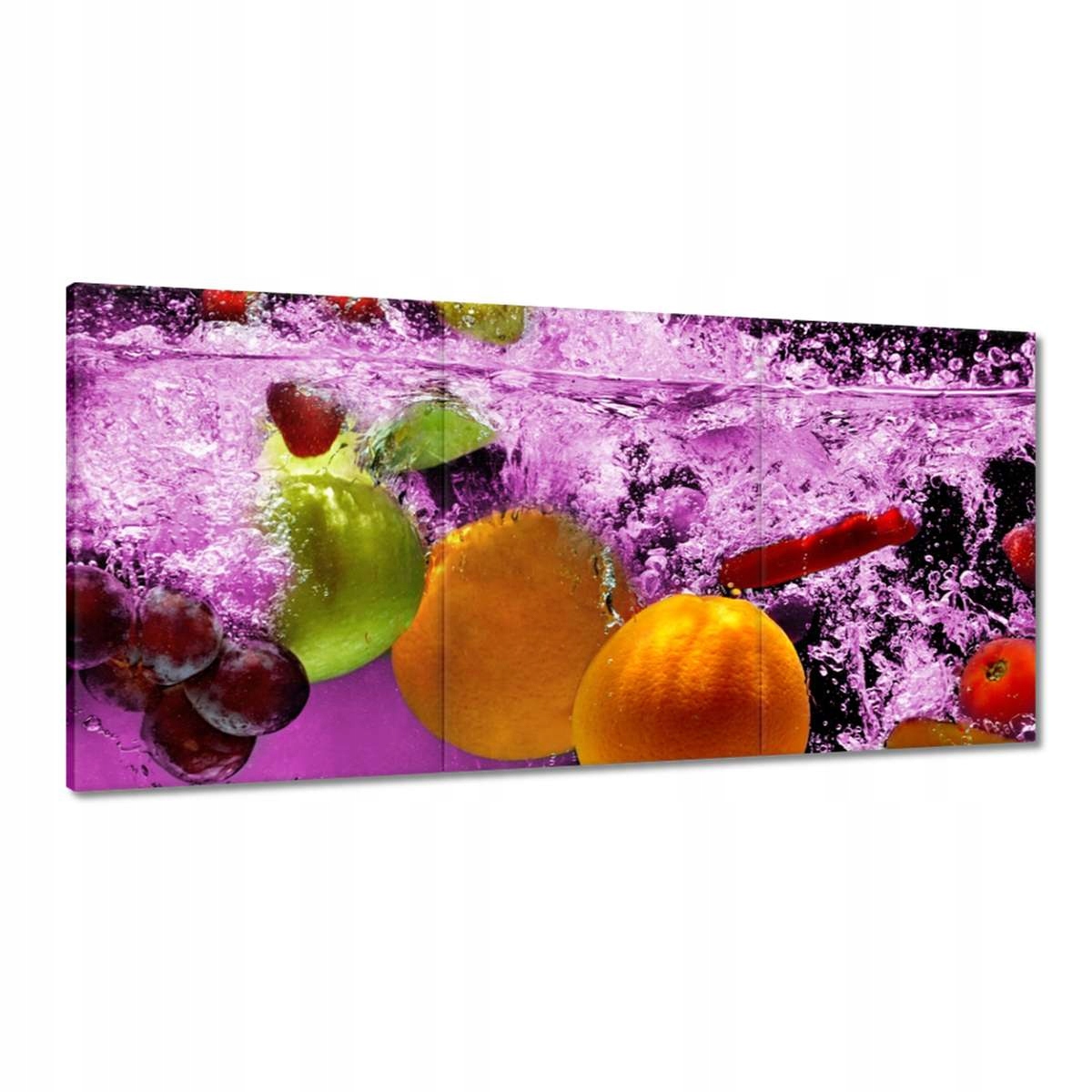 Obrazy 180x90 Ovocie padá do vody