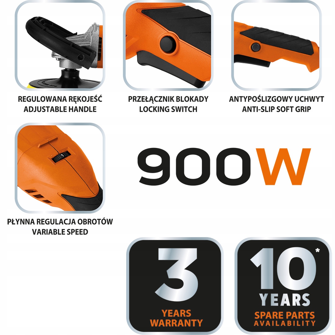 Polerka 900W, 150 mm Moc 900 W