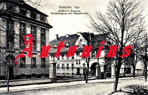 OSTRODA - (O.pr.) - OSTERODE - Koszary Artylerii !!!