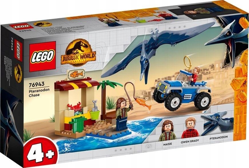 LEGO JURRASIC WORLD POŚCIG ZA PTERANODONEM JUNIO..