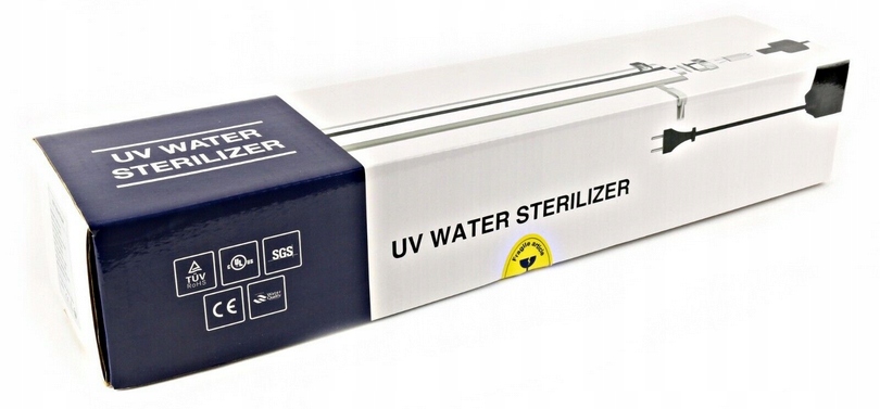 FILTR WODY STERYLIZATOR UV lampa 55W STAL PHILIPS Model UV 55 PH