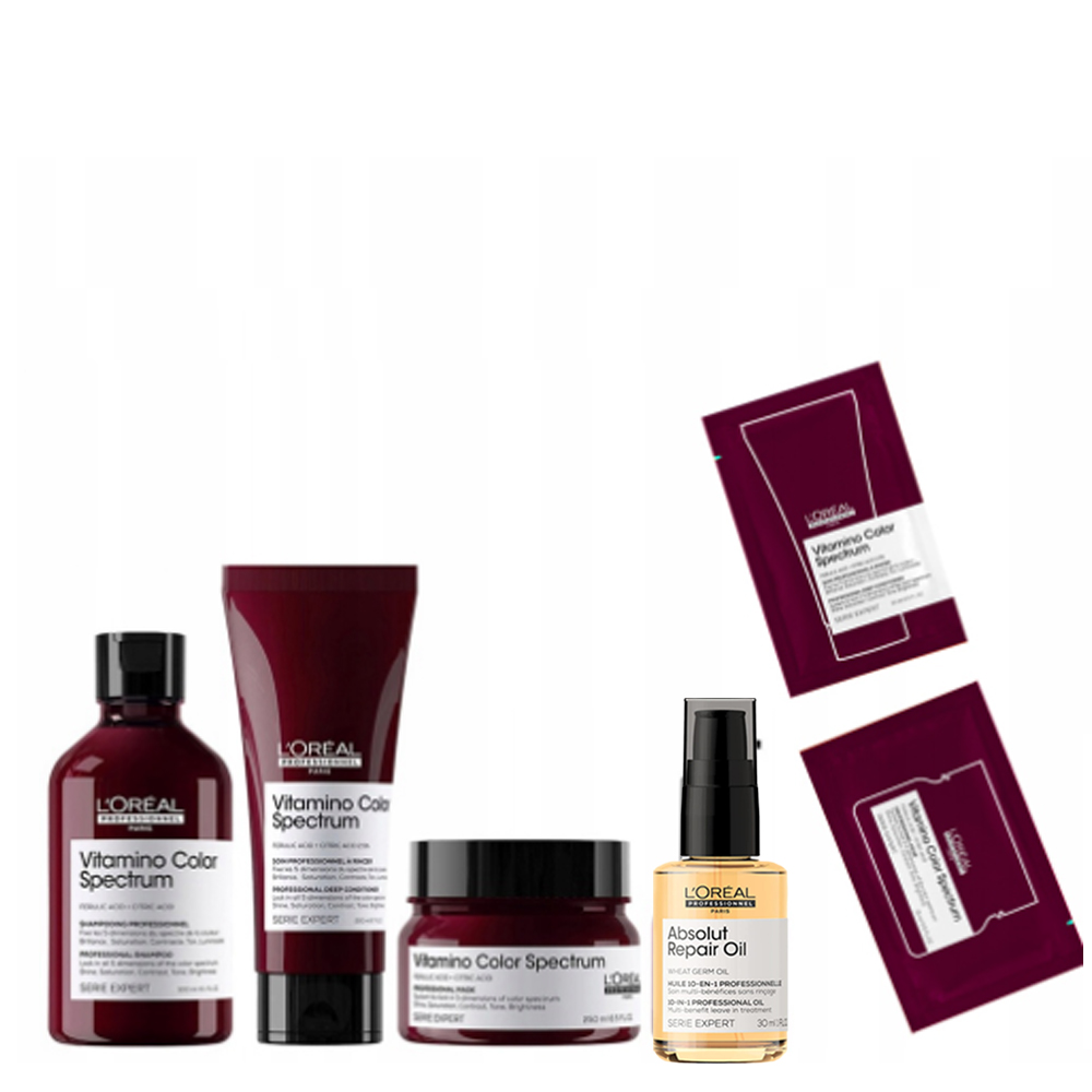 Loreal VItamino Color Spectrum šampon kondicionér maska sérum 3 bonus