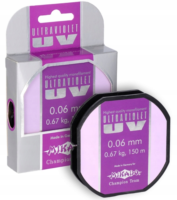 

Żyłka Mikado Ultraviolet 0,16 MM 150 M Germany