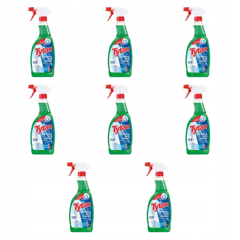 Čisticí prostředek na sklo nanotechnologie Tytan 750 ml X8