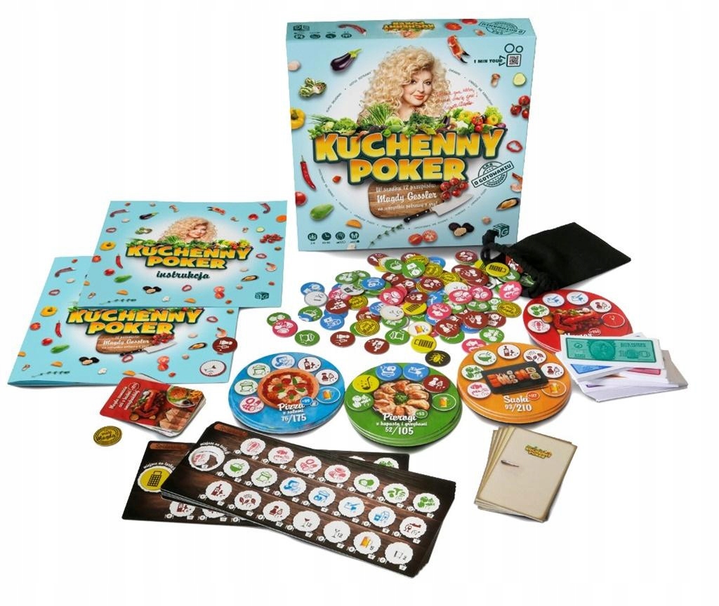 Karciana Gra dla dorosłych Imprezowa zabawna Karcianka Kuchenny Poker