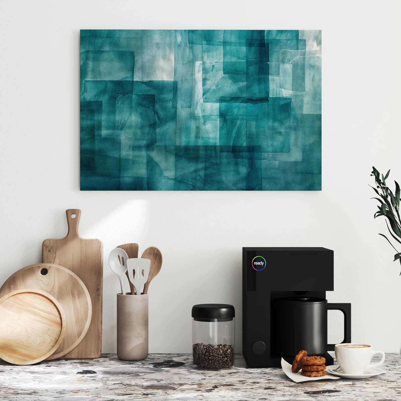 Magnetická tabule Abstraktní Tvary 60 × 40 cm