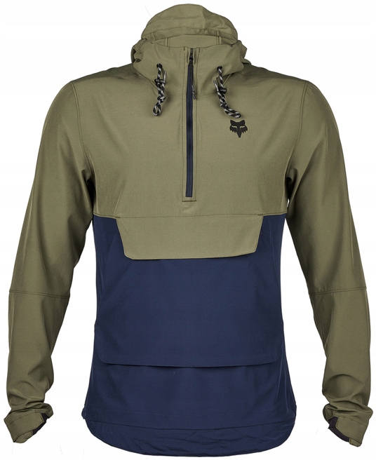 Tenká cyklistická bunda Fox Ranger Wind Pullover velikost XL Olive Green