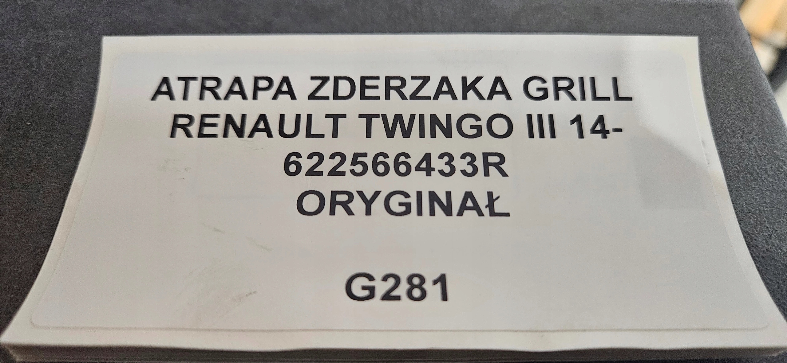 GRIGLIA Paraurti RENAULT TWINGO III POLYSK