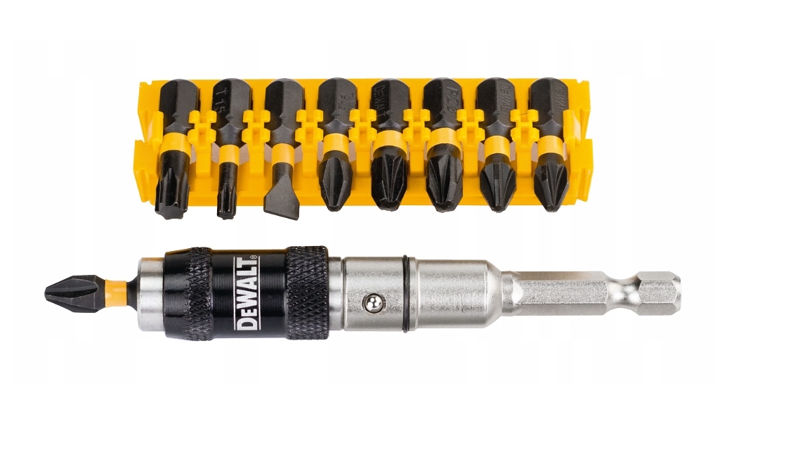 DeWALT Zestaw bitów udarowych + uchwyt kątowy 10el EAN (GTIN) 5035048089576