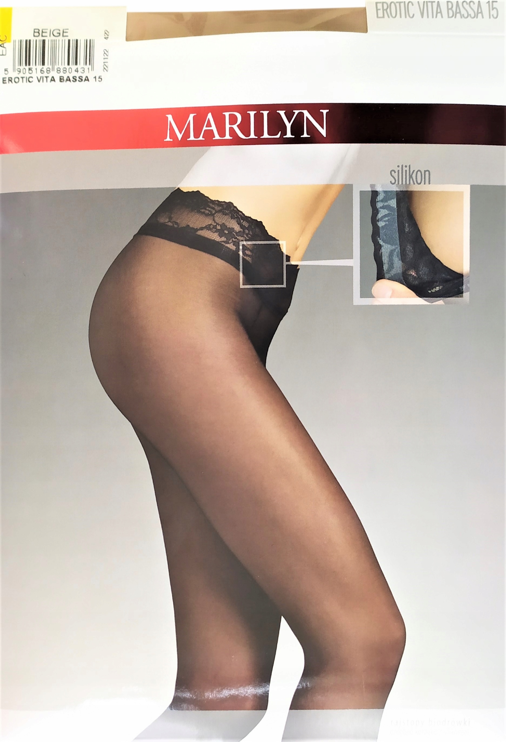 

Rajstopy Marilyn Erotic Vita Bassa 15 Beige 2 - S