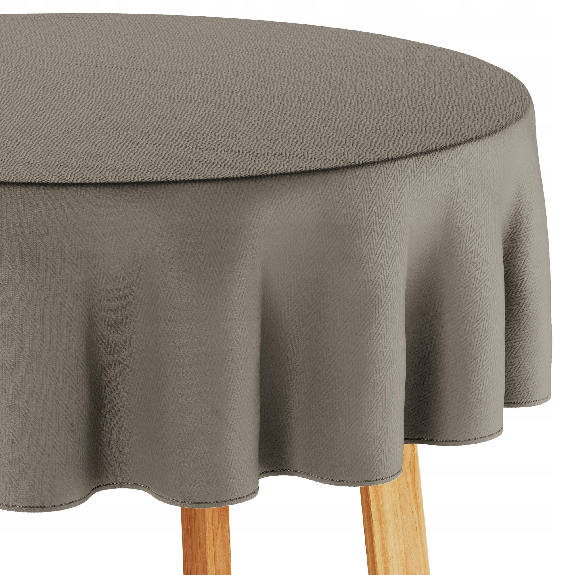 Ubrus odolný proti skvrnám Filumi Cappuccino 140x140 Kolo