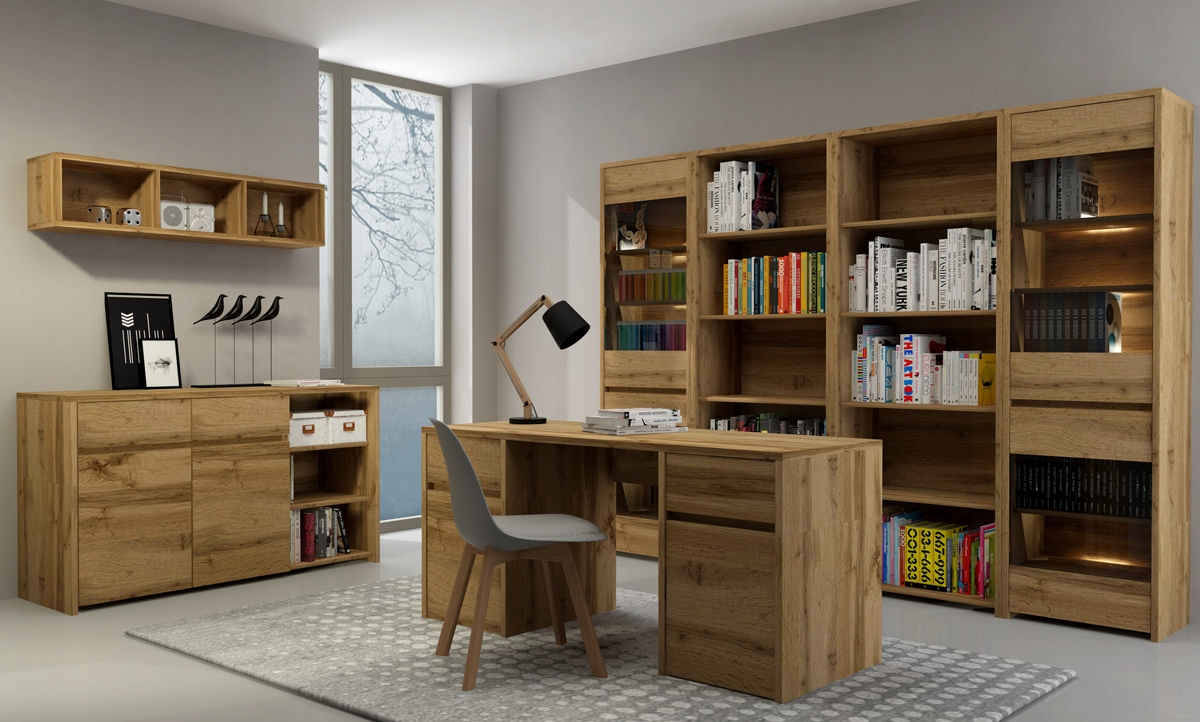 Zestaw mebli TAHOE dąb wotan, loft styl