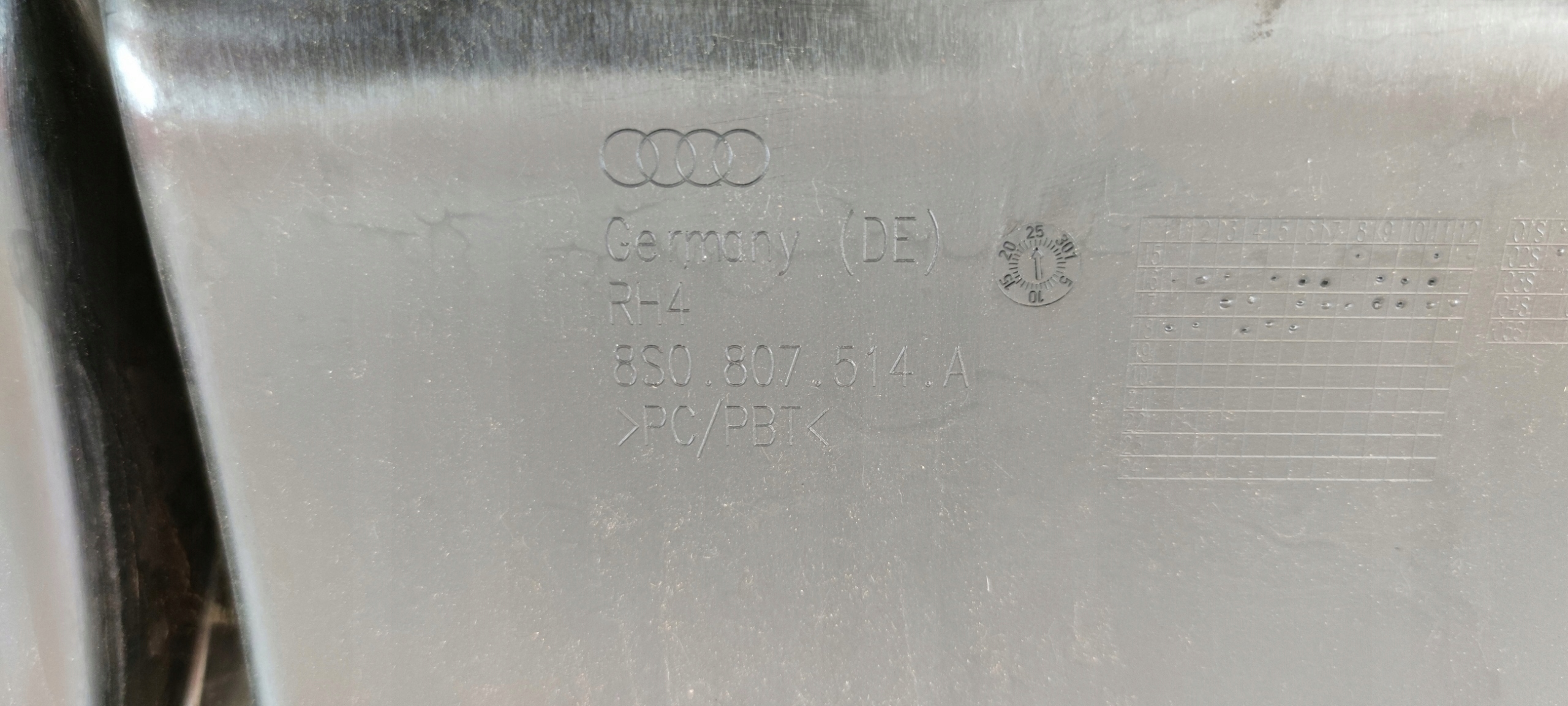AUDI TT TTRS RS 2016-2019 ROK SPOILER posteriore IDEALNY