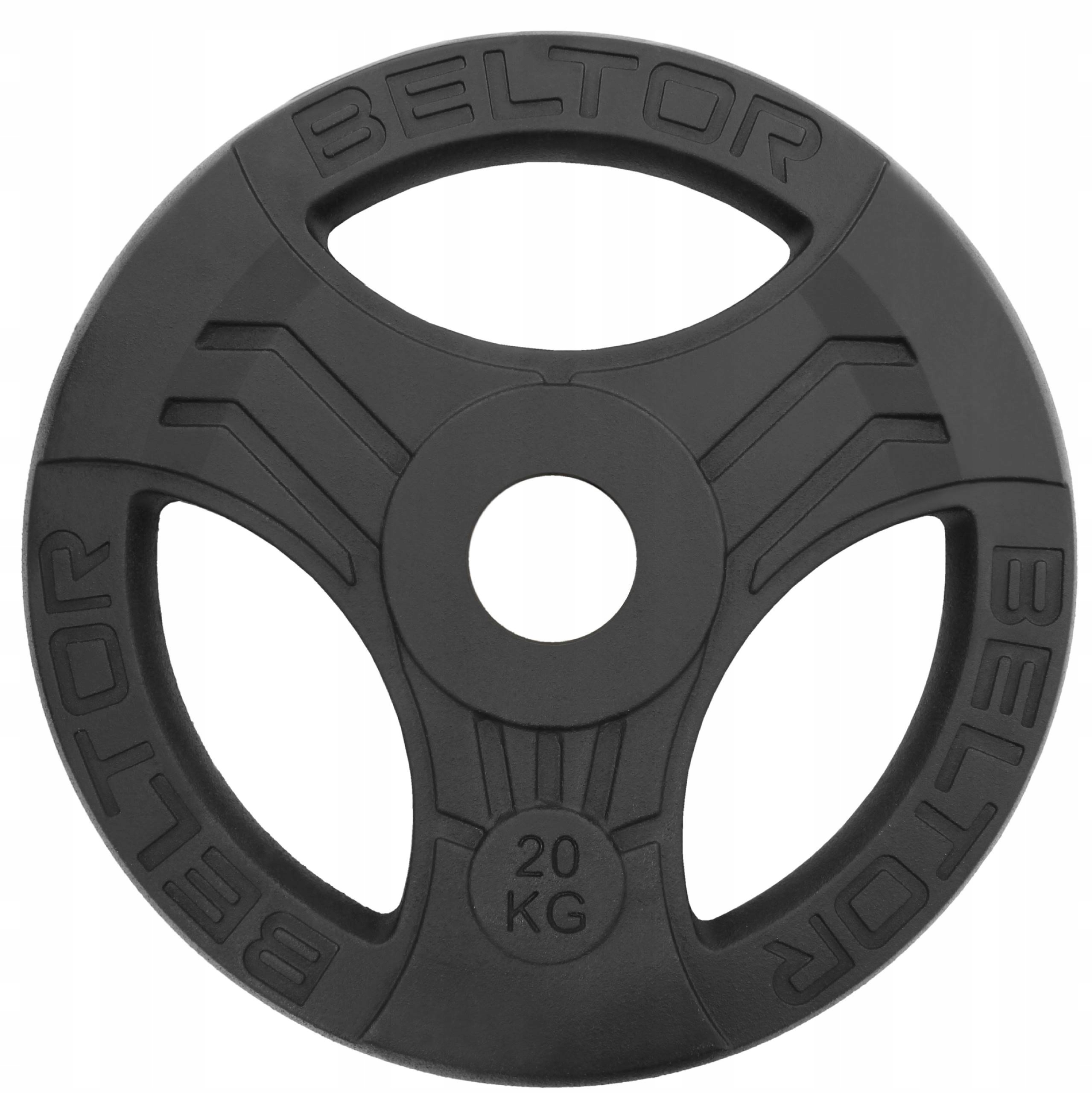 Beltor Obciążenie Olimpijskie Żeliwne Fastgrip Kierownica 20kg 51,5mm
