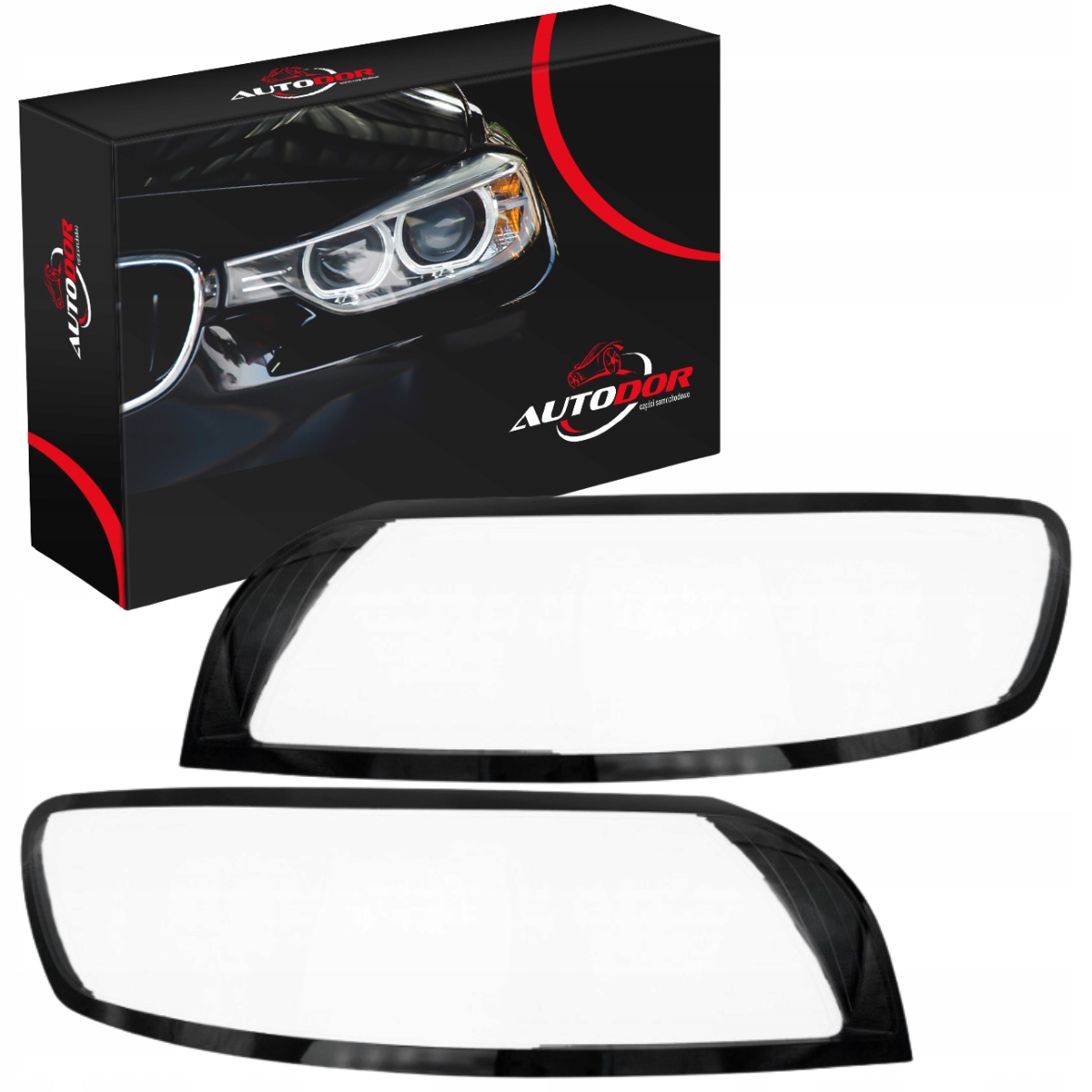 Volvo S40 Lift 2007-2012 Stínidlo Předního Světlometu Levé, Pravé, Sada