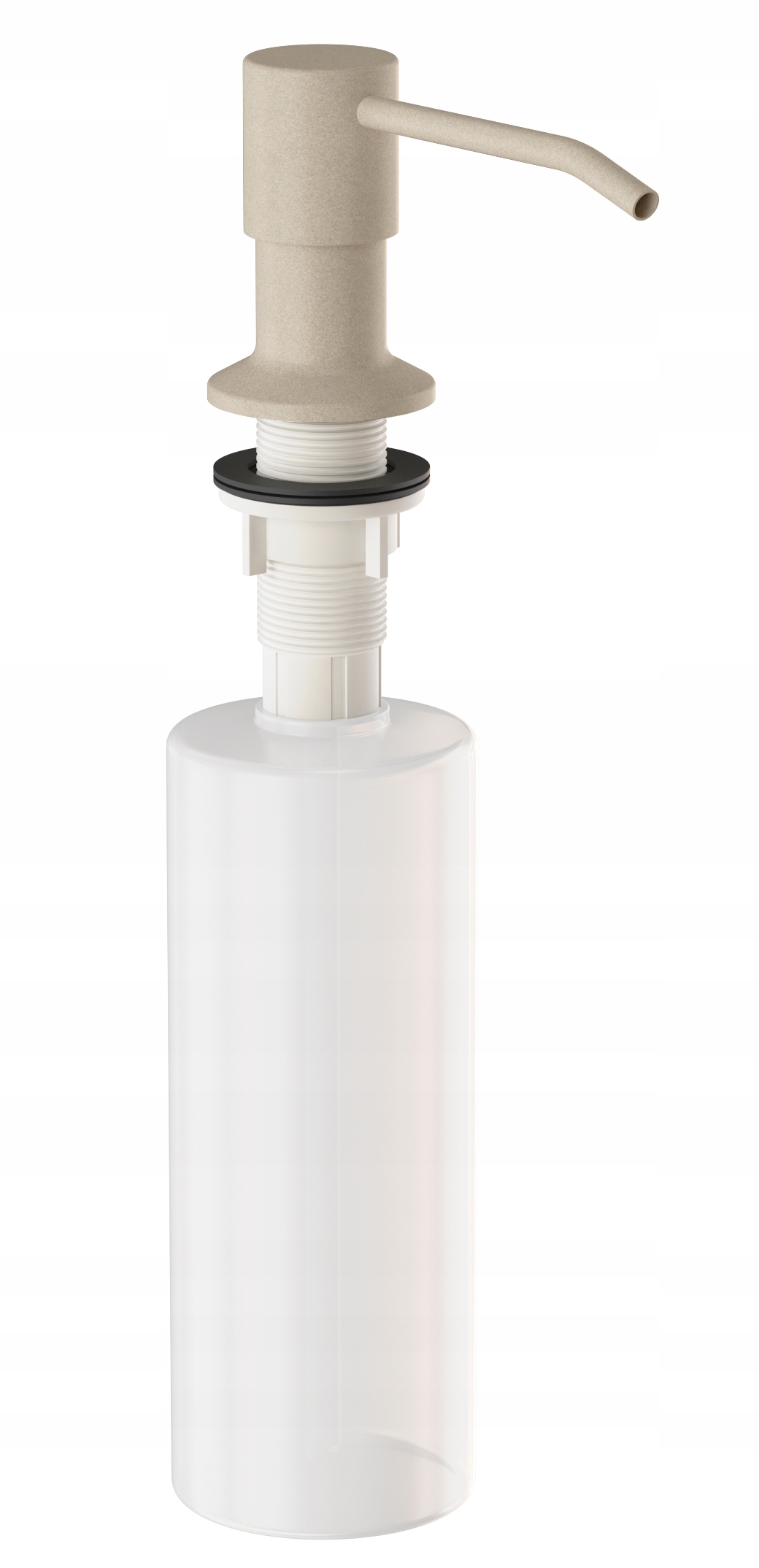 DOZOWNIK BEŻOWY PŁYNU DO ZLEWOZMYWAK ZLEW GRANIT