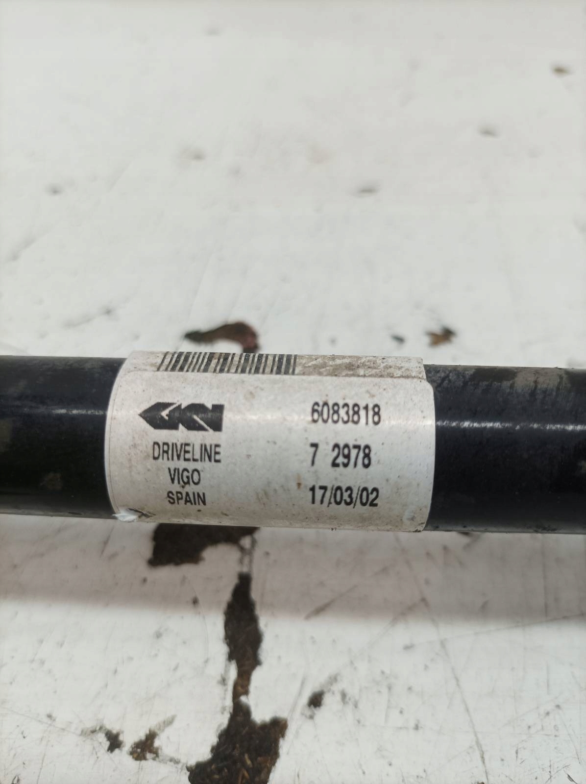 semi-axis right front 1.2 B 6083818 13248652 Opel Corsa V (2014- ) E