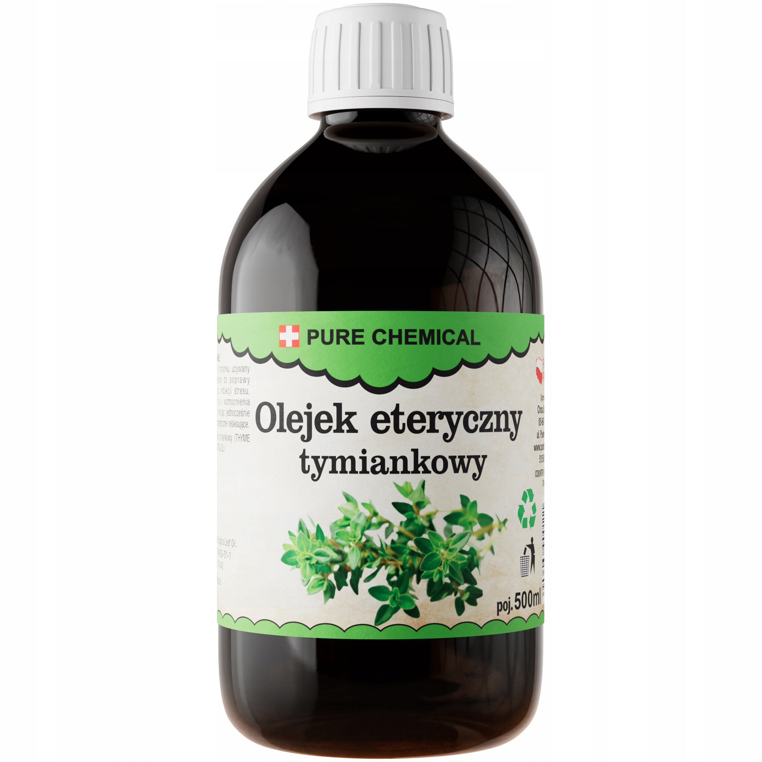 Olejek Tymiankowy Eteryczny Tymianek Naturalny 0,5L
