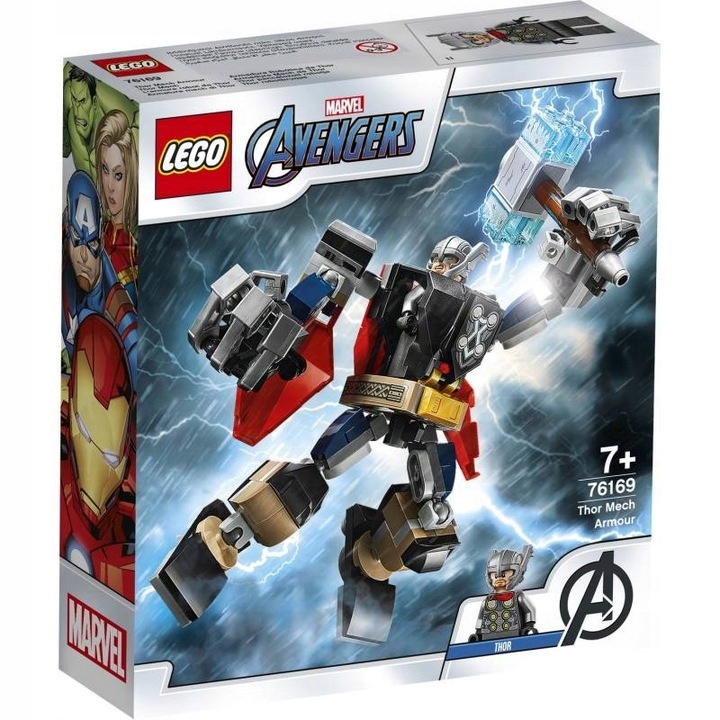 Lego Marvel 76169 Opancerzony Mech Thora Avengers Młot