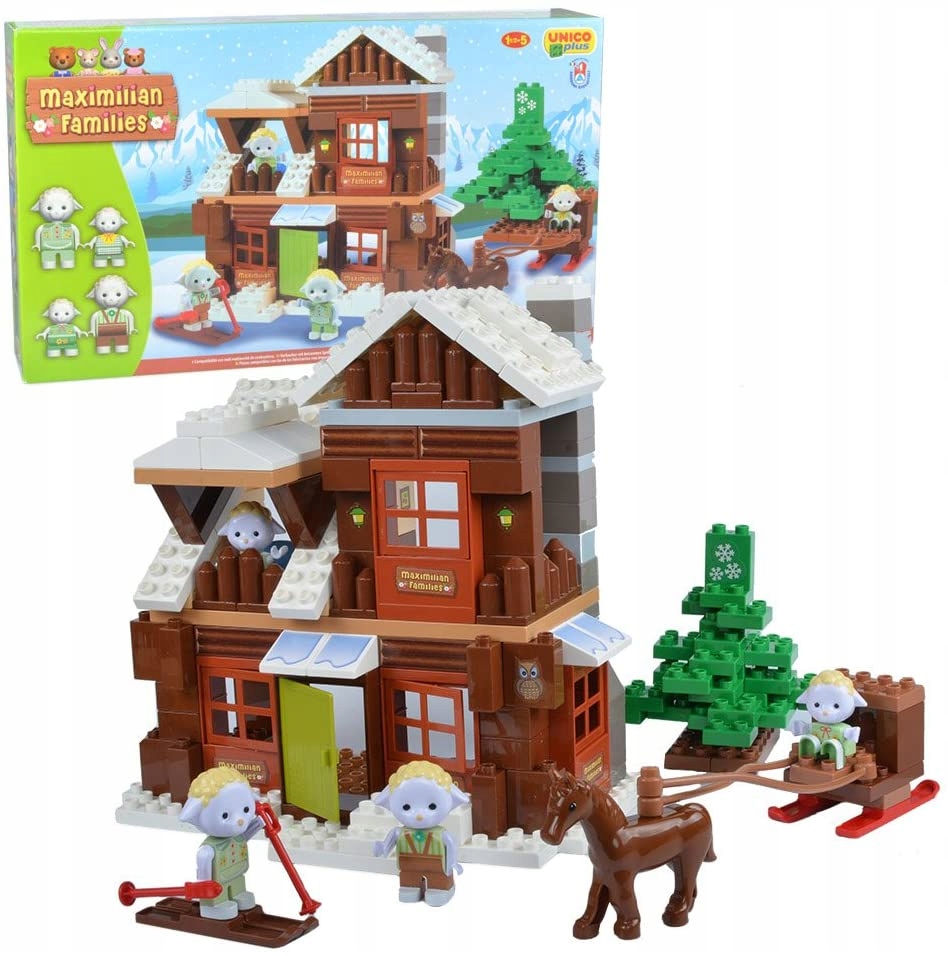 

Families Klocki Domek Górski Narciarski Unico 203e