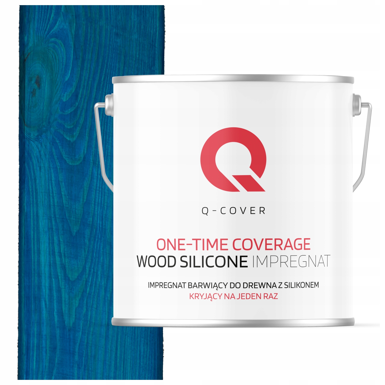 Krycí Impregnát Na Drevo Na Jedno Použitie Extra Farba Uv Modrá 5 L