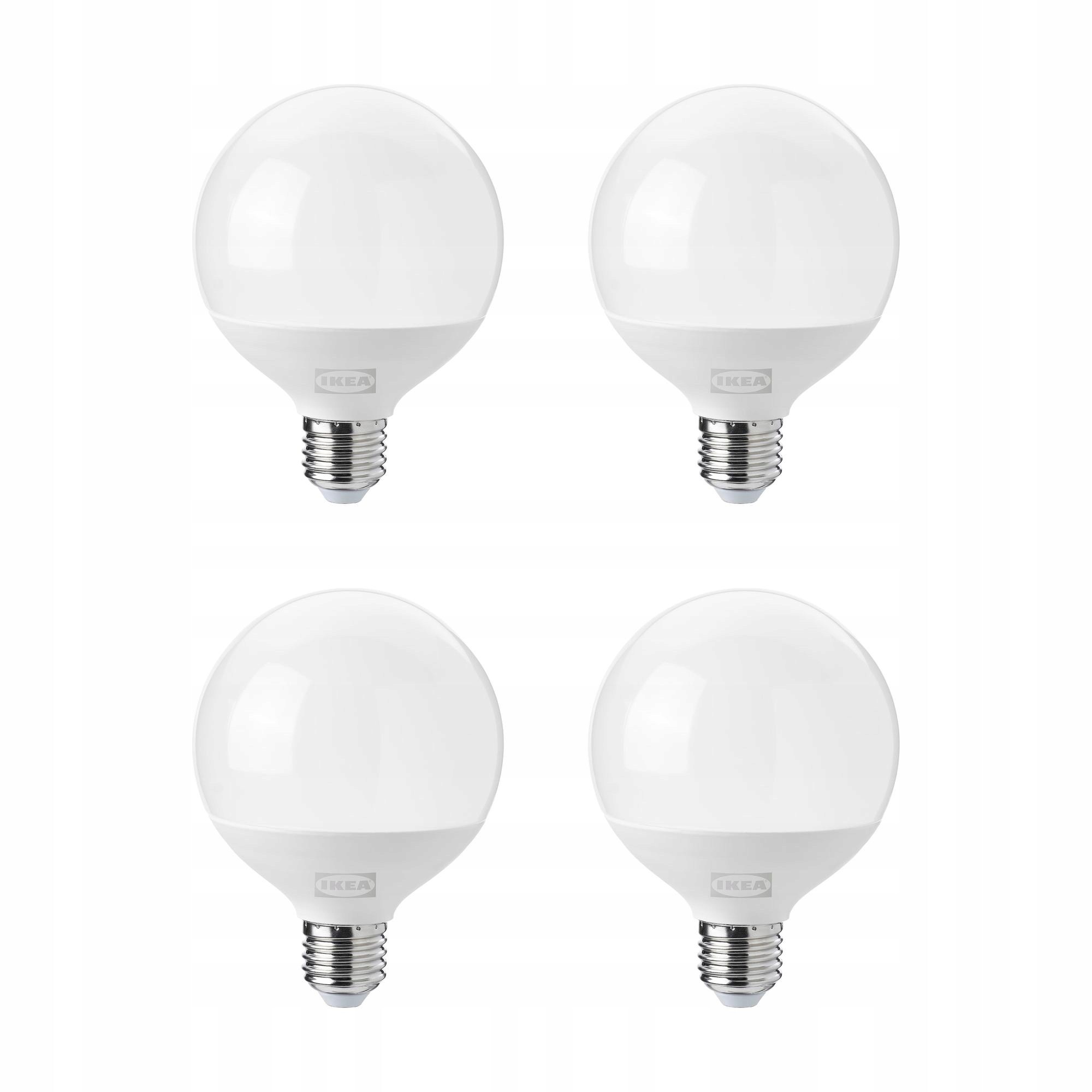 4 ks Led žárovka E27 1521 lumenů stmívatelná 8.2 W teplé světlo