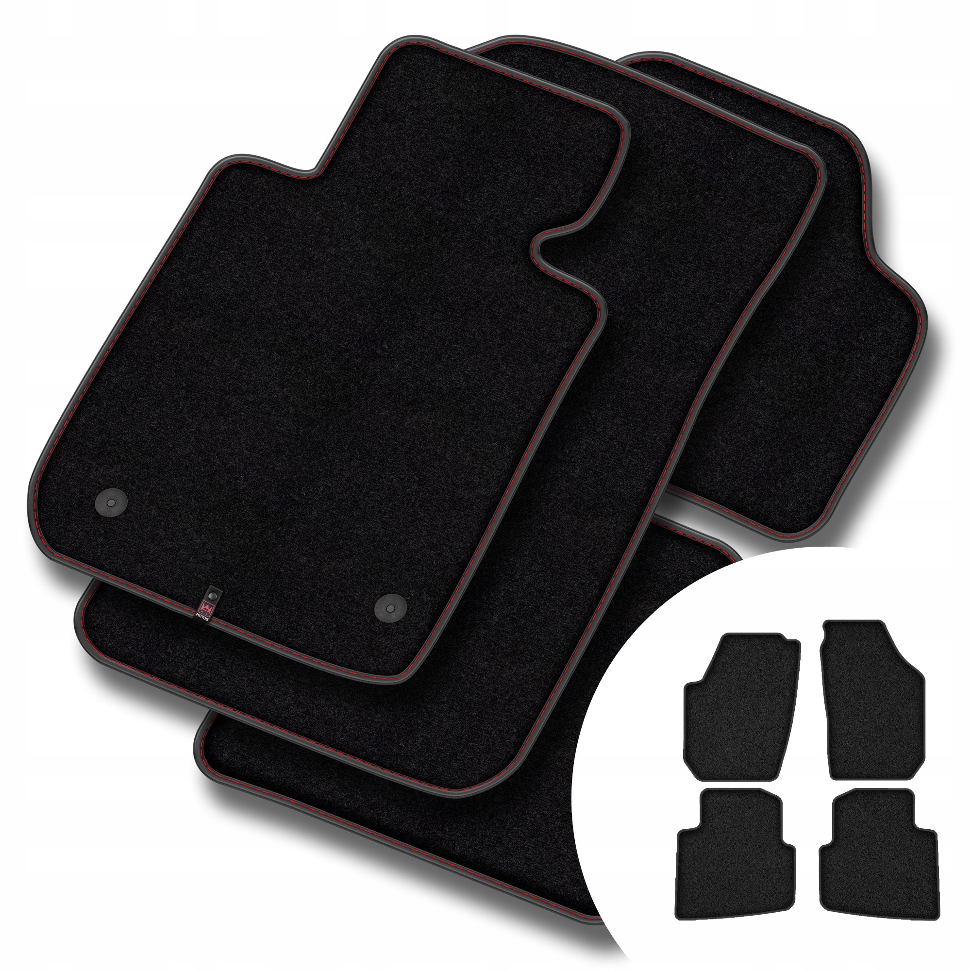 Velurové koberce Premium pro Škoda Roomster 2006-2015