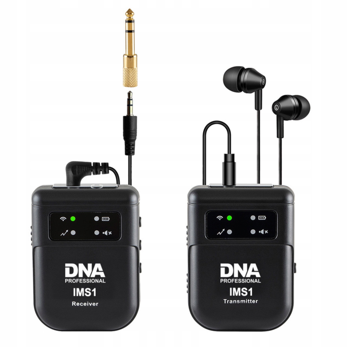 Bezprzewodowy System Transmisji Audio 2.4GHZ Mono/stereo Słuchawki Mikrofon