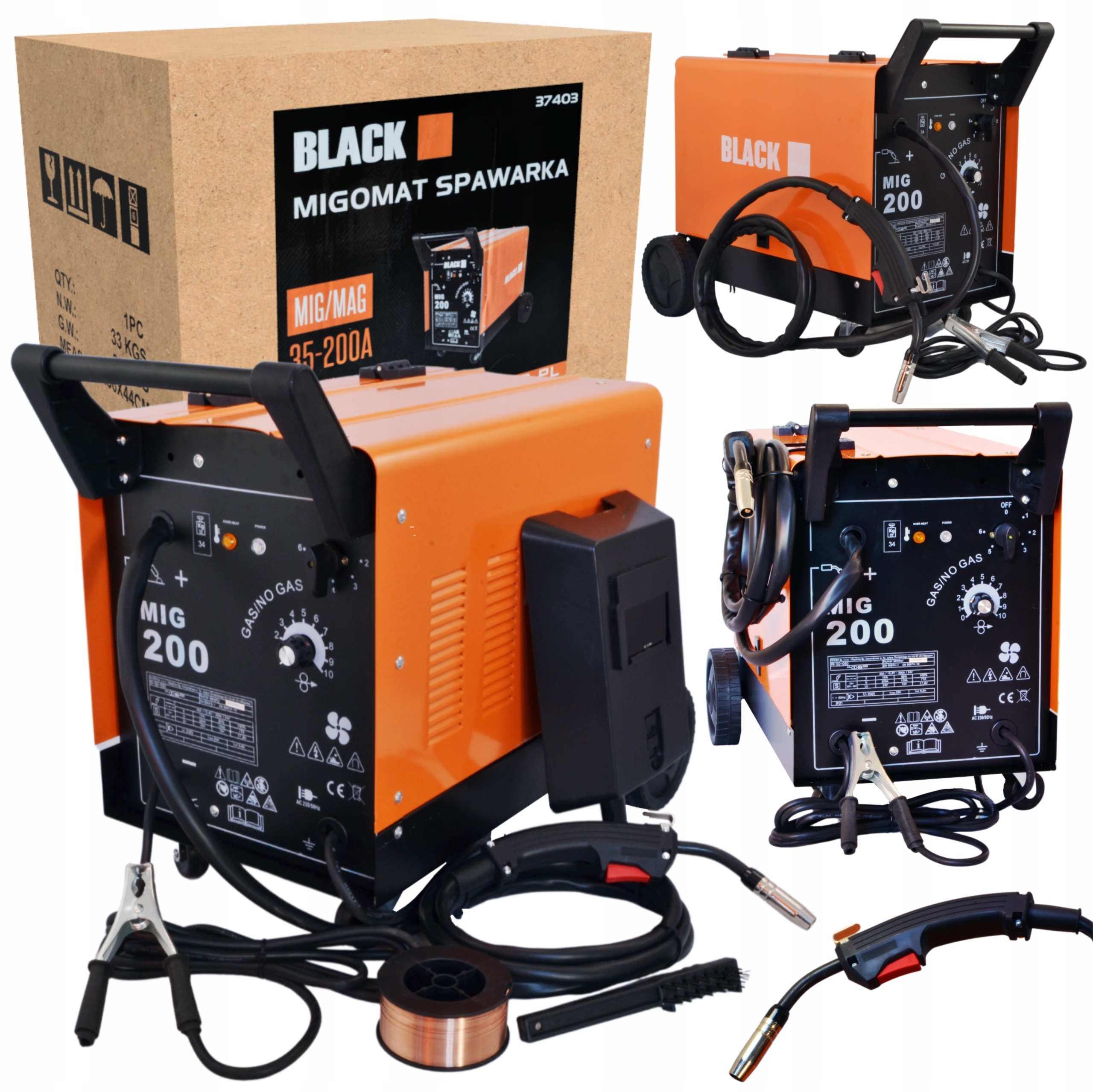 SPAWARKA TRANSFORMATOROWA MIG/MAG 200 (37403)