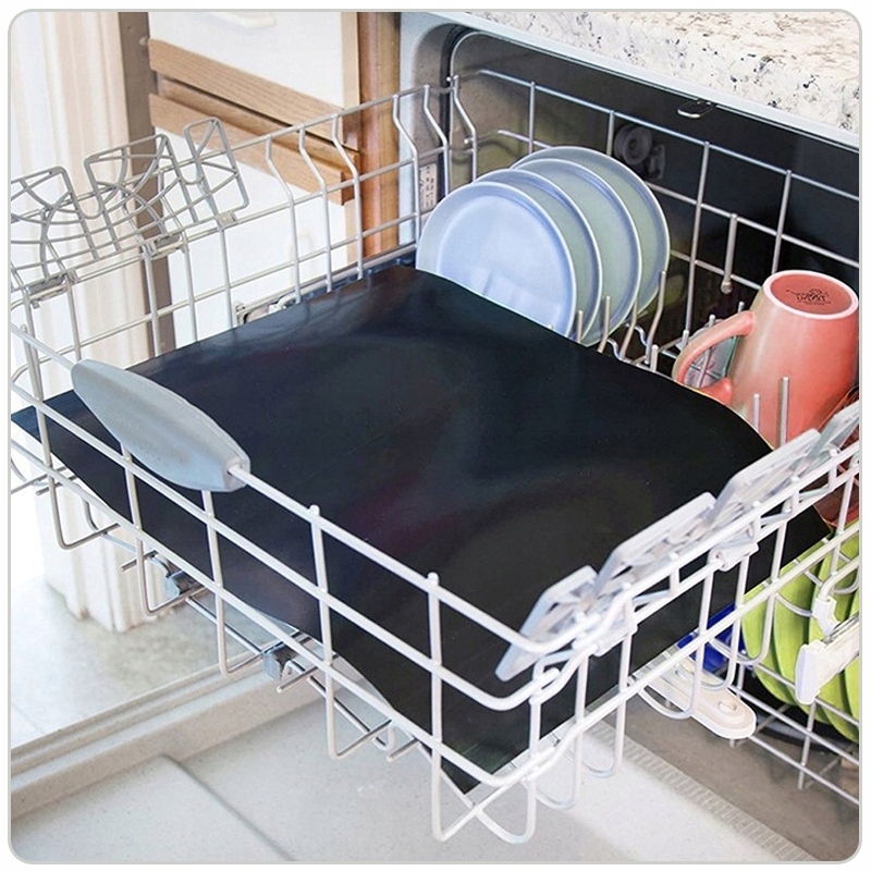 4X TEFLONOWA TACKA MATA GRILLOWA NA GRILLA PROSTOKĄTNA MIĘSO RUSZT GRILL Kształt prostokątny