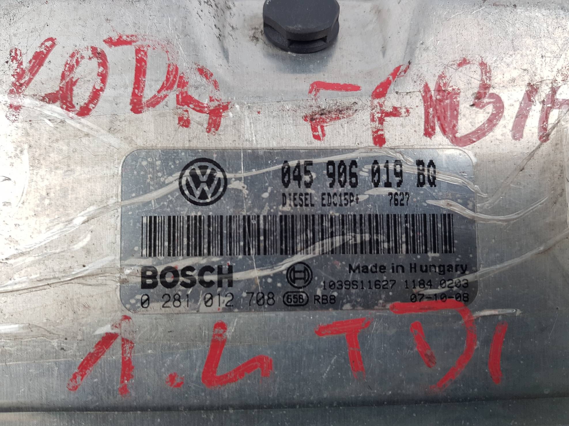 computer motore ECU 045906019BQ SKODA FABIA