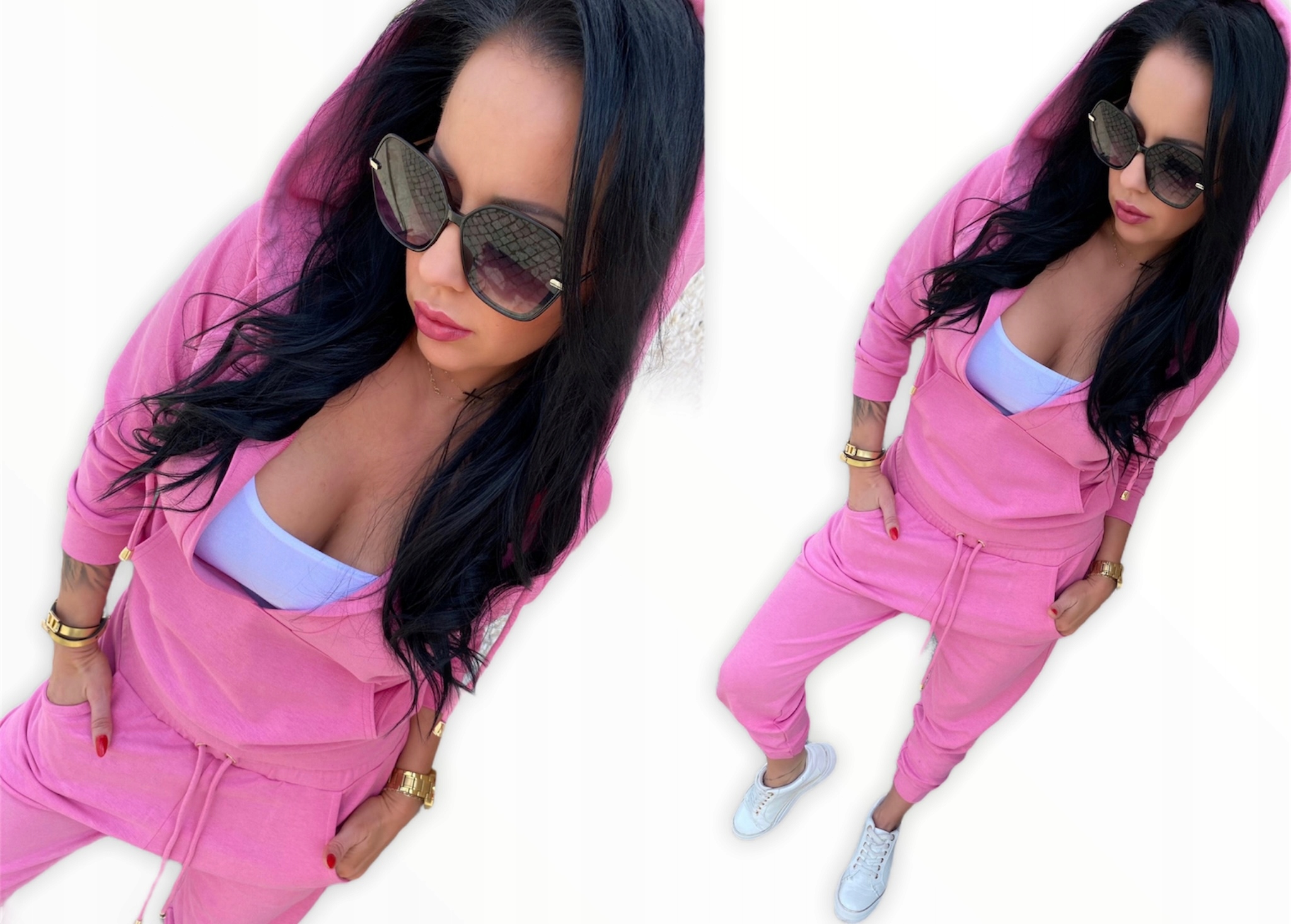 

LipMar komplet dres bluza kaptur spodnie L 40