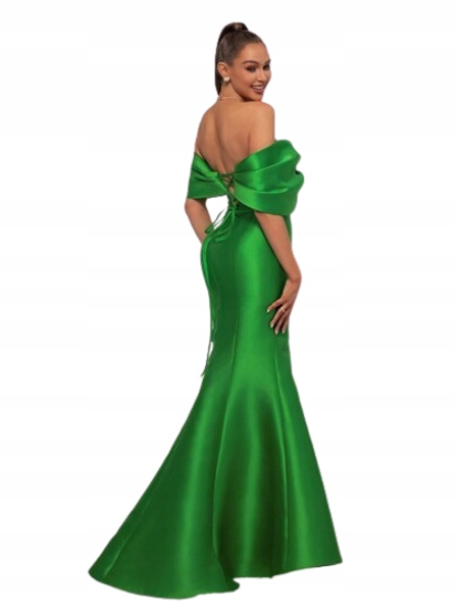 Shein Šaty Zelené Maxi Na Zip 38 1HG