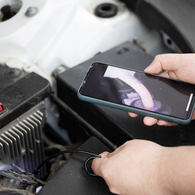 ENDOSKOP KAMERA INSPEKCYJNA WIFI USB FHD 1200p 8mm Producent code ENDOSKOP WI FI FULL HD SZTYWNY