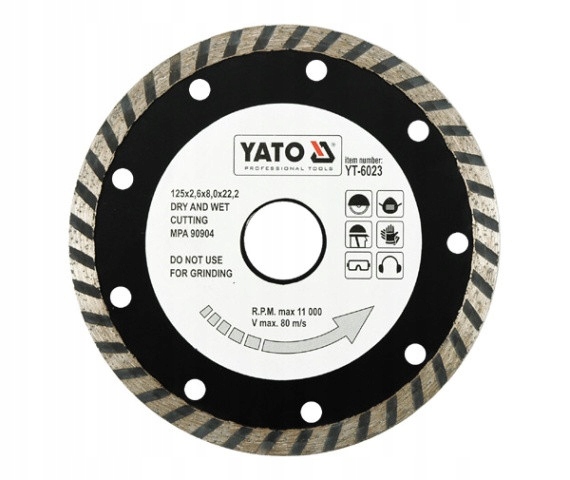 Tarcza Diamentowa "turbo" 125MM
