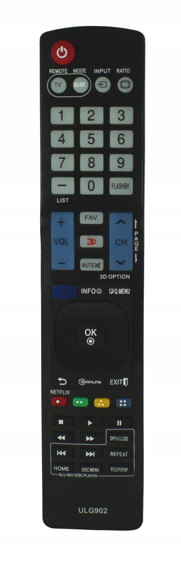 Pilot do TV LG ULG902 EAN (GTIN) 1060160001872